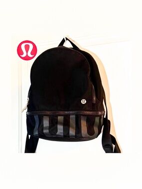 Rare Lulu lemon Black Everyday Mini Backpack.